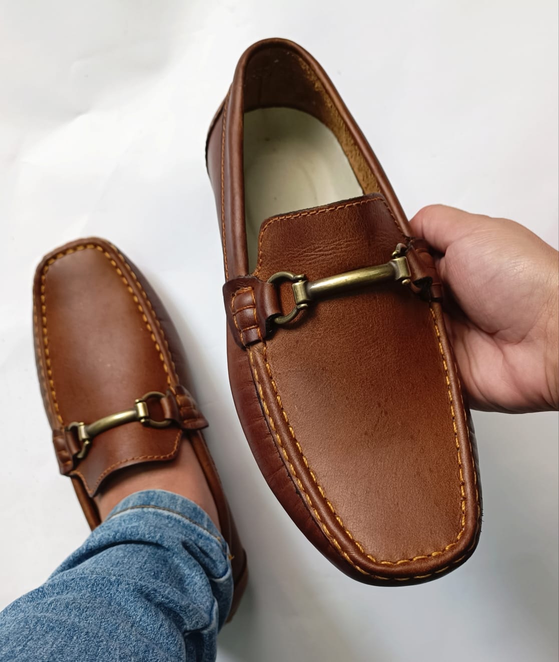 🔥 Mocasín de Cuero para Caballero | Hecho en Colombia • Cómodo, Elegante y Duradero
